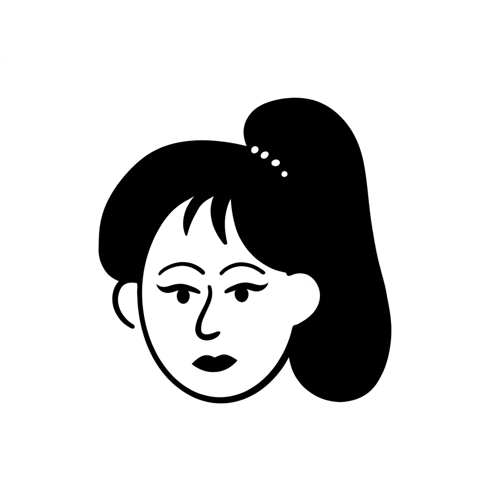 Portrait illustration of Khadija Taha